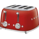 Smeg - Tostapane 4 Fette - Rosso Lucido