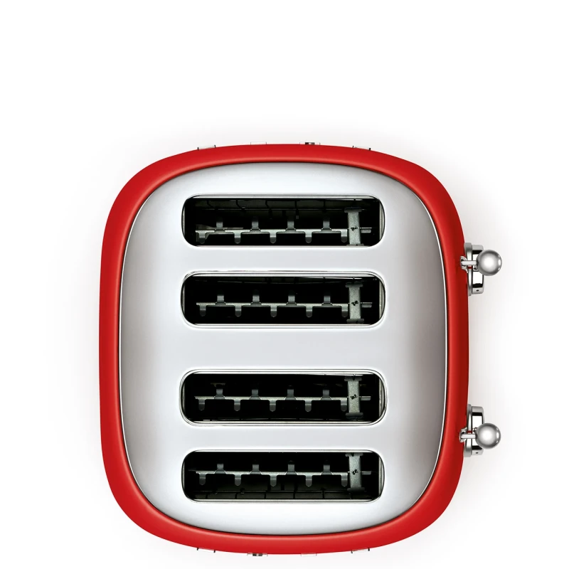 Smeg - 4-Slice Toaster - Glossy Red