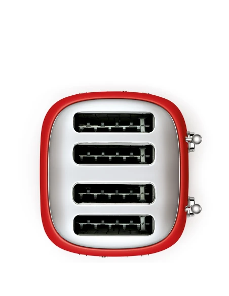 Smeg - 4-Slice Toaster - Glossy Red