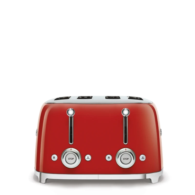 Smeg - Tostapane 4 Fette - Rosso Lucido