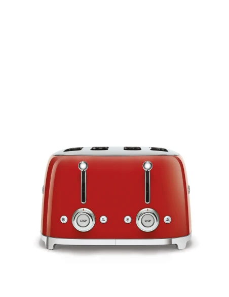 Smeg - Tostapane 4 Fette - Rosso Lucido