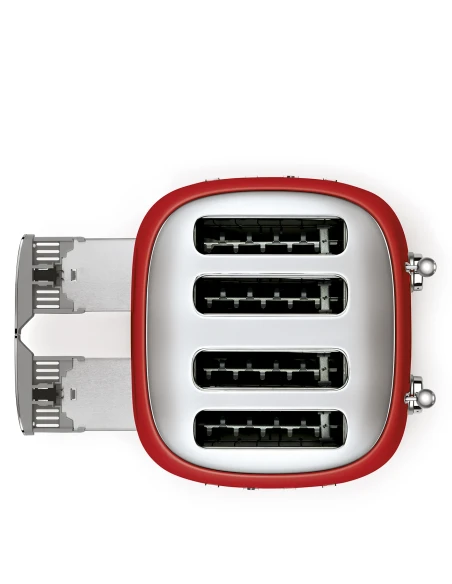 Smeg - 4-Slice Toaster - Glossy Red