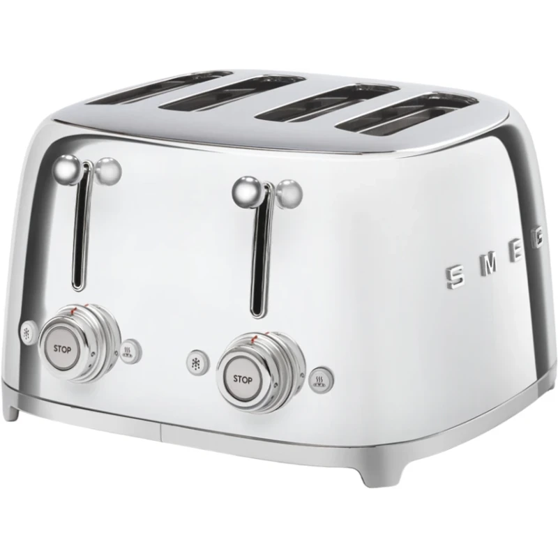 Smeg - 4-Slice Toaster - Polished Steel