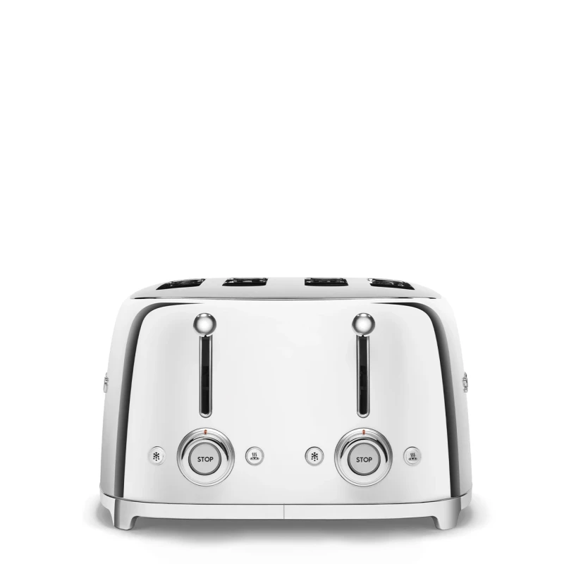Smeg - 4-Slice Toaster - Polished Steel