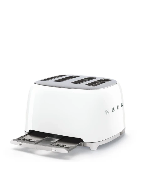 Smeg - Tostapane 4 Fette - Bianco Lucido