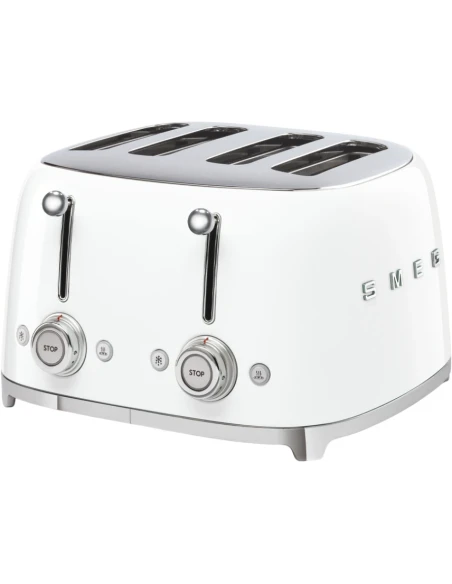 Smeg - Tostapane 4 Fette - Bianco Lucido