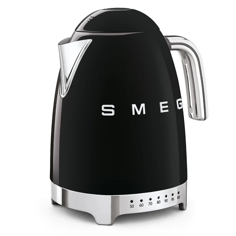 Smeg - Bollitore Elettrico a Temperatura Variabile - Nero Lucido