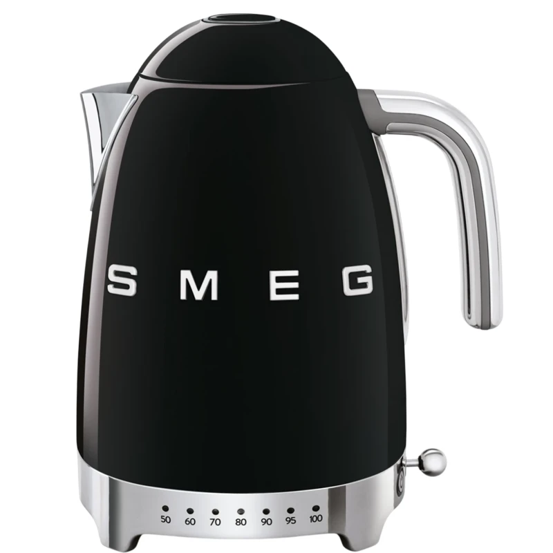 Smeg - Bollitore Elettrico a Temperatura Variabile - Nero Lucido