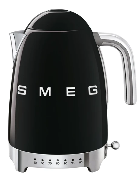 Smeg - Bollitore Elettrico a Temperatura Variabile - Nero Lucido