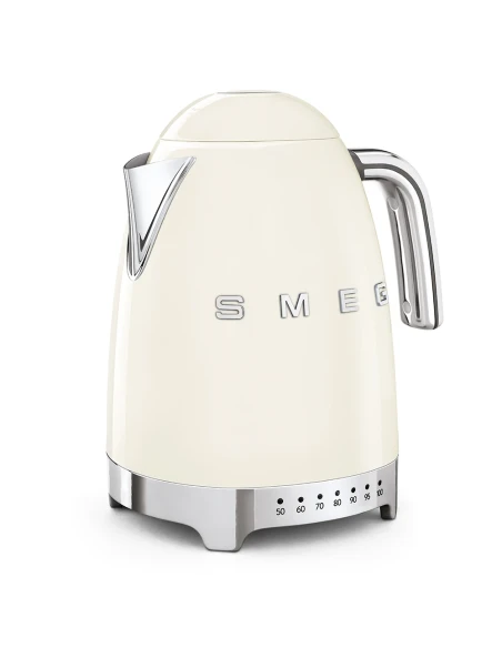 Smeg Variable Temperature Electric Kettle - Glossy Cream