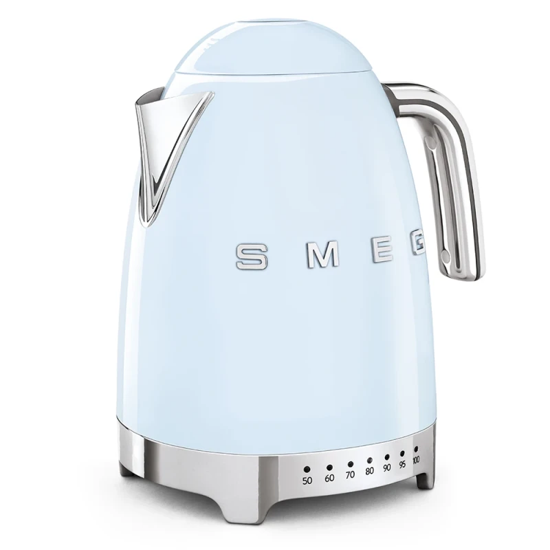 Smeg Variable Temperature Electric Kettle - Glossy Blue