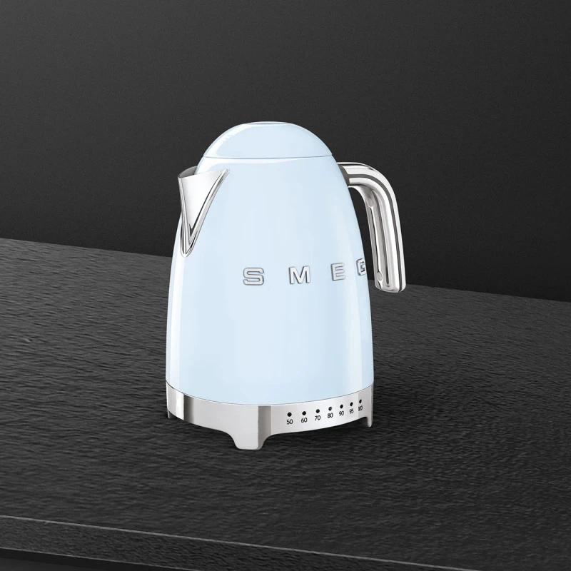 Smeg - Bollitore Elettrico a Temperatura Variabile - Azzurro Lucido