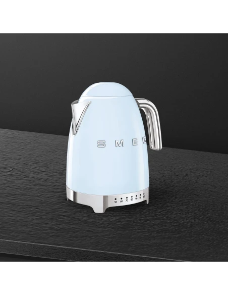 Smeg Variable Temperature Electric Kettle - Glossy Blue