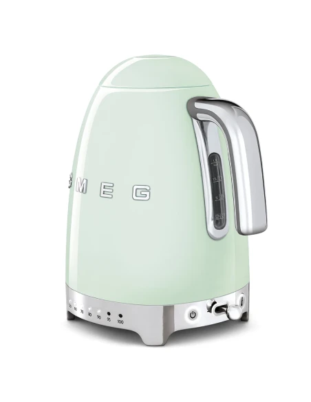 Smeg Variable Temperature Electric Kettle - Gloss Pastel Green
