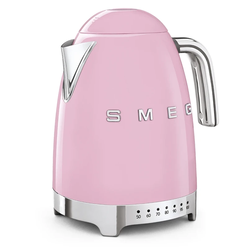Smeg Variable Temperature Electric Kettle - Glossy Pink