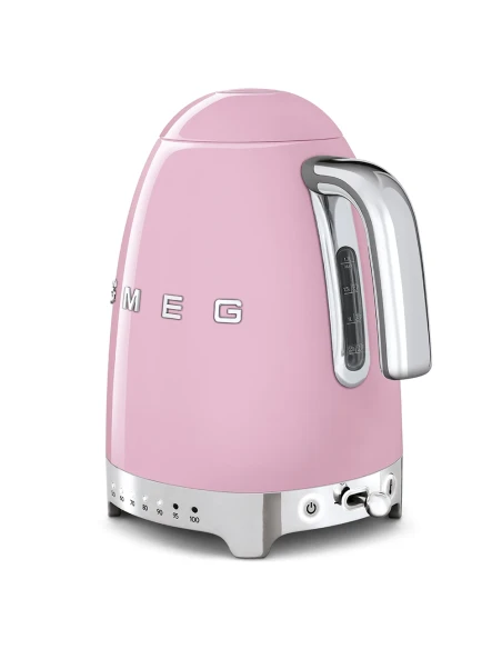 Smeg Variable Temperature Electric Kettle - Glossy Pink