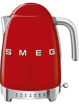 Smeg - Bollitore Elettrico a Temperatura Variabile - Rosso Lucido