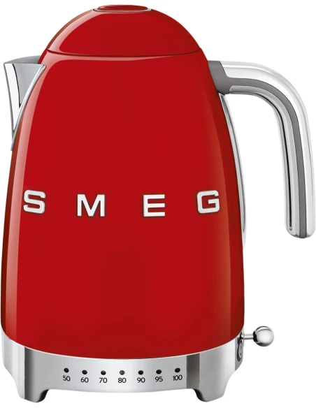 Smeg - Bollitore Elettrico a Temperatura Variabile - Rosso Lucido