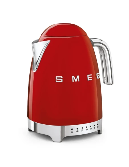 Smeg - Bollitore Elettrico a Temperatura Variabile - Rosso Lucido