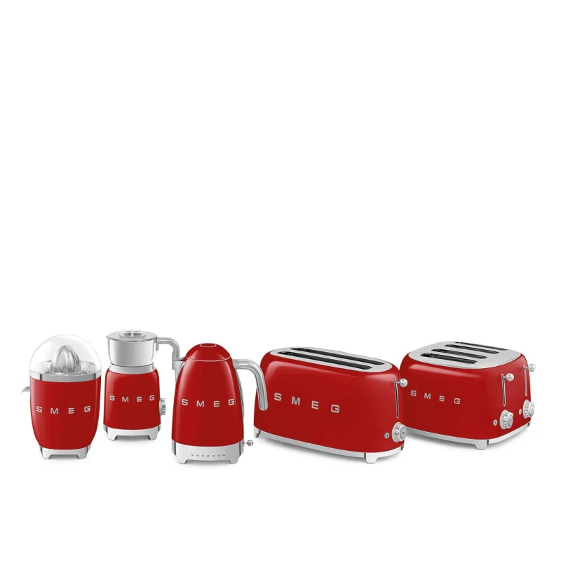 Smeg Variable Temperature Electric Kettle - Glossy Red
