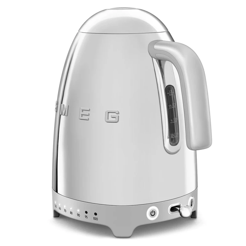 Smeg - Variable Temperature Electric Kettle - Polished Stainless Steel