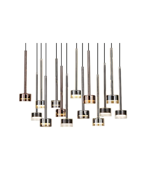 Mantra - Tonic Lampada a Sospensione Singola - Bronzo