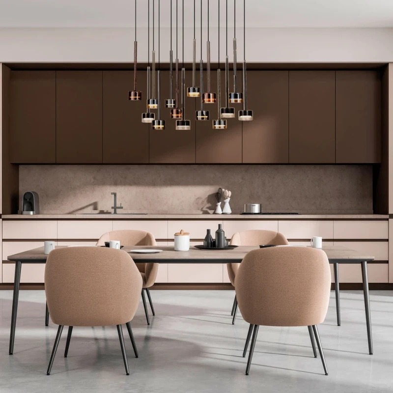 Mantra - Tonic Rectangular Pendant Lamp - Multicolor