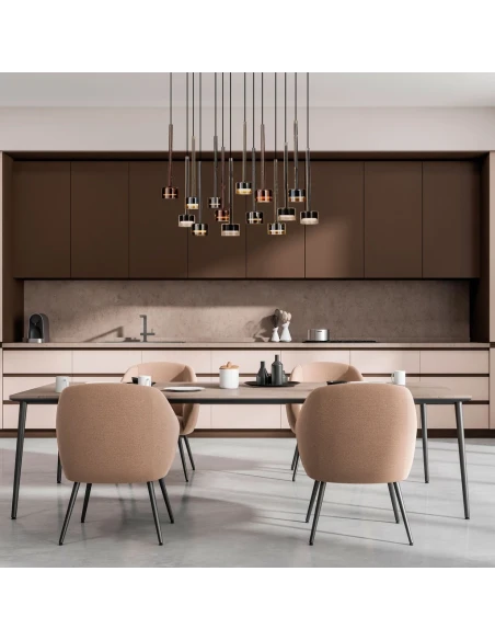 Mantra - Tonic Rectangular Pendant Lamp - Multicolor