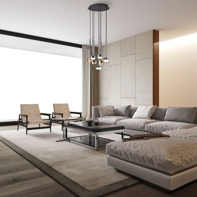 Mantra - Tonic Lampada a Sospensione Rotonda - Multicolore