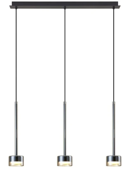 Mantra - Tonic Lampada a Sospensione a 3 Luci - Bronzo