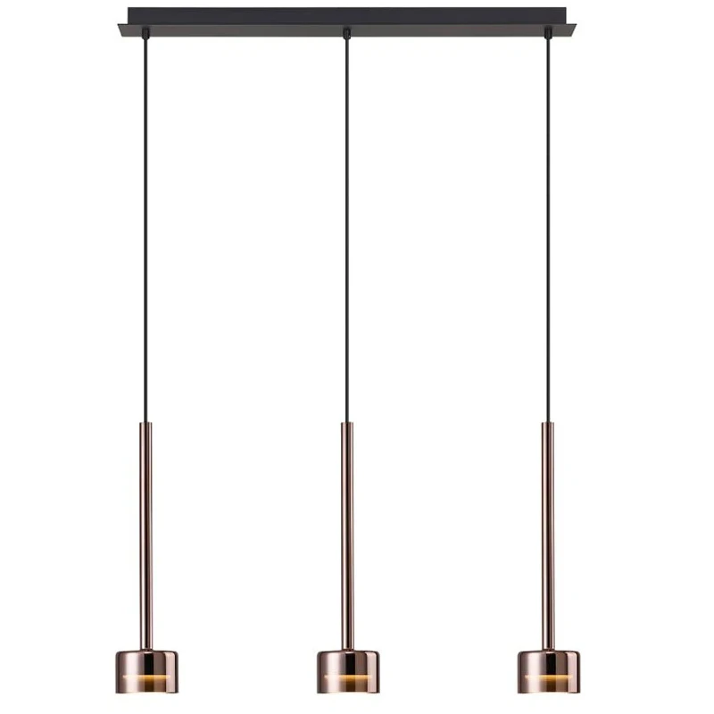 Mantra - Tonic 3-Light Pendant Lamp - Copper