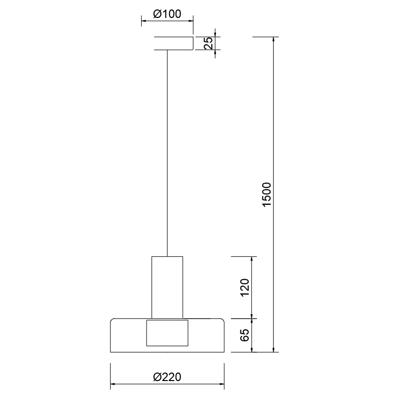 Mantra - Gin Pendant Lamp - Black