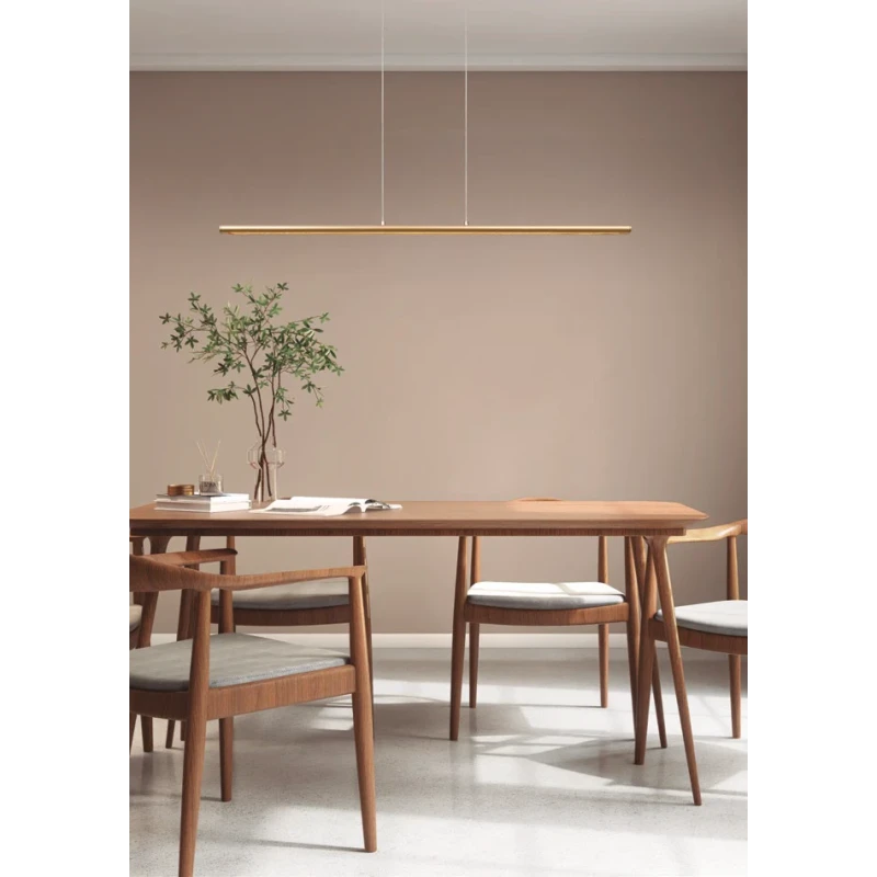 Mantra - Lineal Lampada a Sospensione - Oro