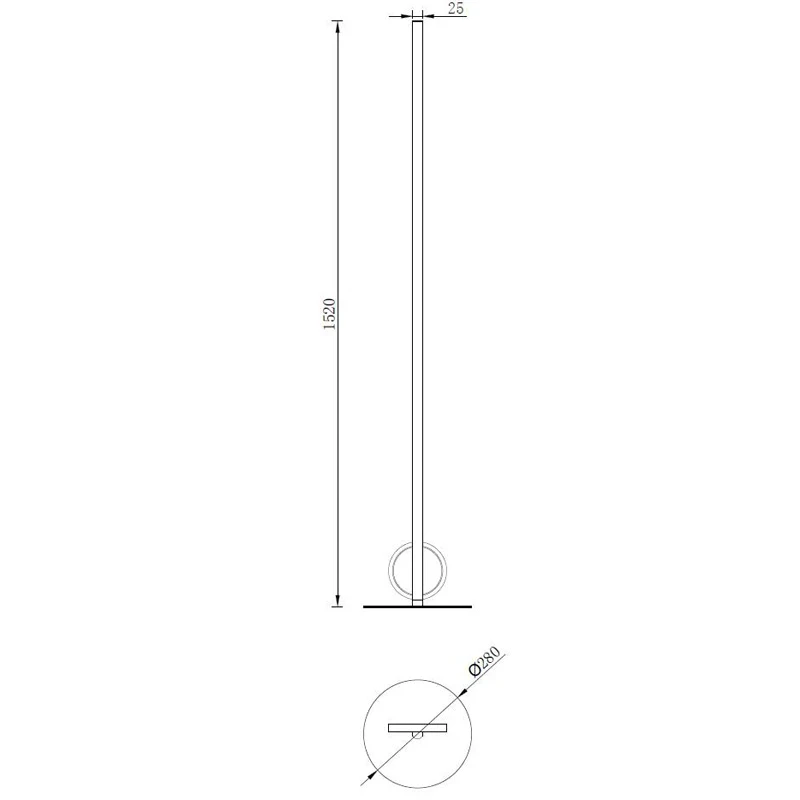 Mantra - Kitesurf Floor Lamp - White