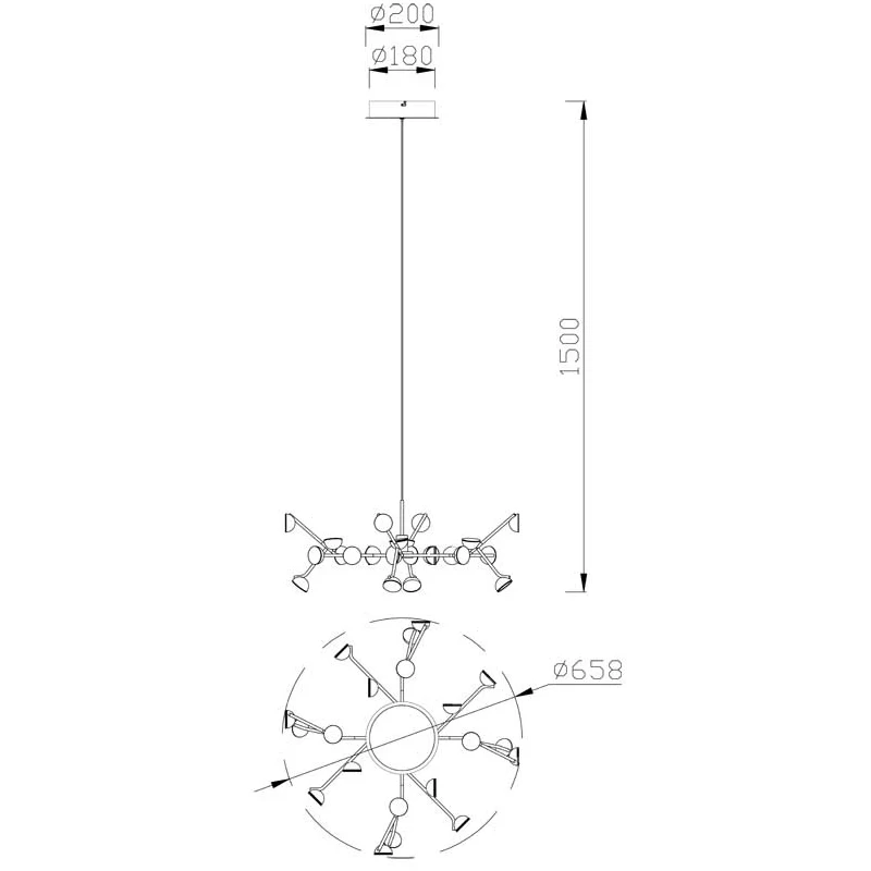 Mantra - ADN Pendant Lamp - Matte White