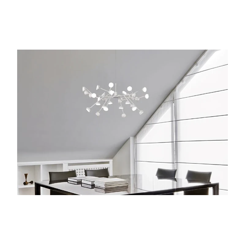 Mantra - ADN Lampada a Sospensione - Bianco Opaco