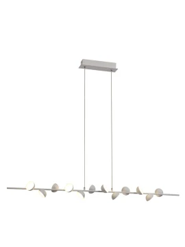 Mantra - ADN Lampada a Sospensione Lineare - Bianco Opaco