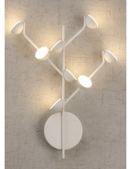 Mantra - ADN Lampada da Parete - Bianco Opaco