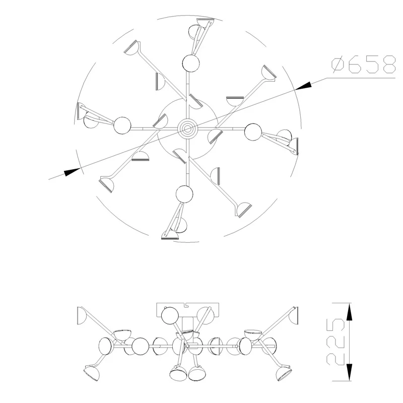 Mantra - ADN Ceiling Lamp - Matt White