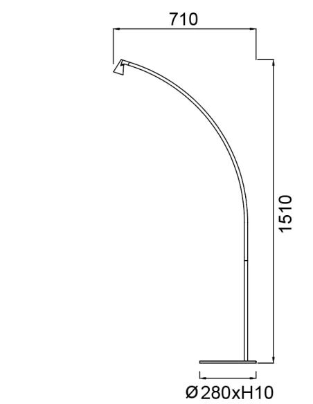 Mantra - Africa Floor Lamp - Black