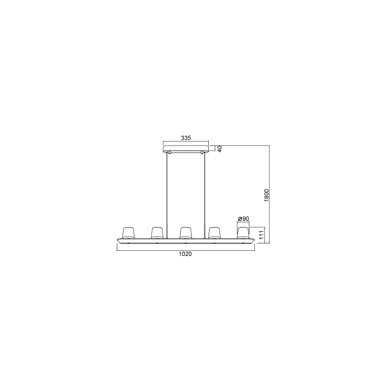 Mantra - Alabastro Lampada a Sospensione - Grigio Cenere
