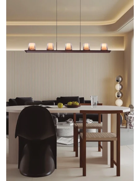 Mantra - Alabastro Lampada a Sospensione - Grigio Cenere