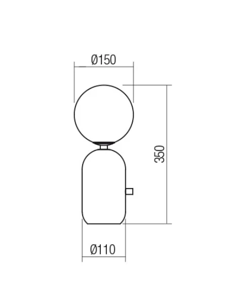 Redo Group - Helios Table Lamp - Matt Black