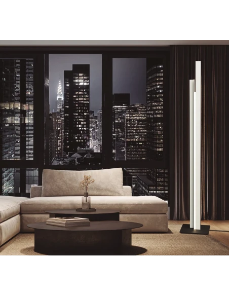 Mantra - Manhattan Lampada da Terra - Ottone