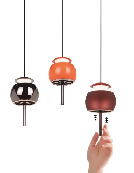 Mantra - Roller Lampada a Sospensione 1 - Arancione