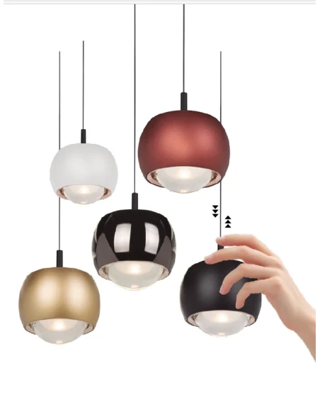 Mantra - Roller Pendant Lamp 1 - Orange