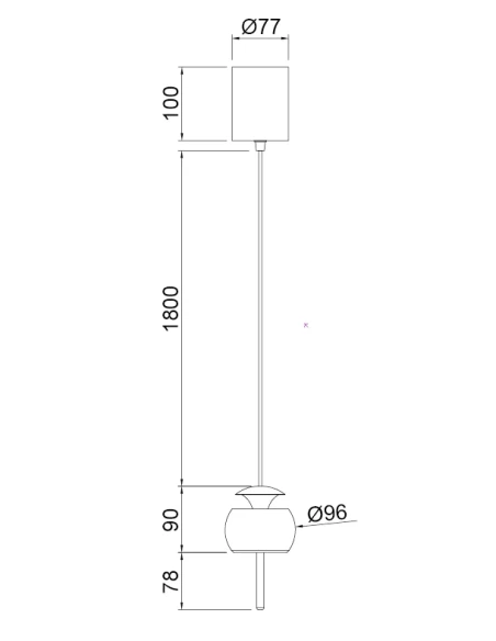 Mantra - Roller Lampada a Sospensione 1 - Caffè