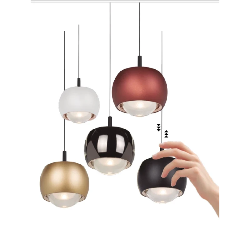 Mantra - Roller Lampada a Sospensione 1 - Cromato Nero