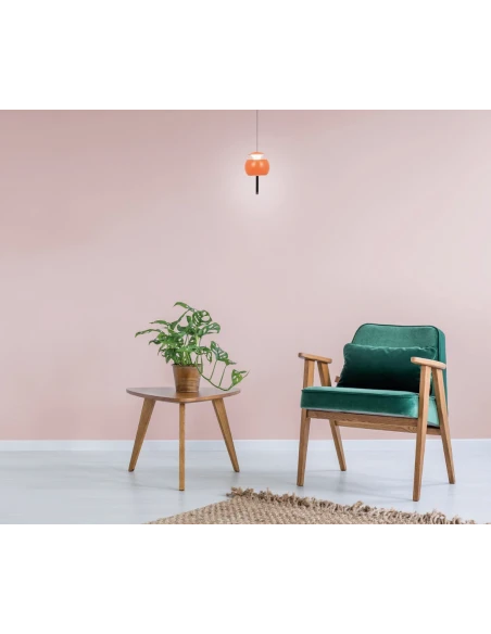 Mantra - Roller Lampada a Sospensione 1 - Cromato Nero