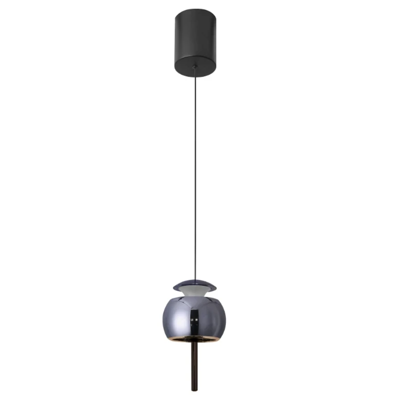 Mantra - Roller Pendant Lamp 1 - Black Chrome